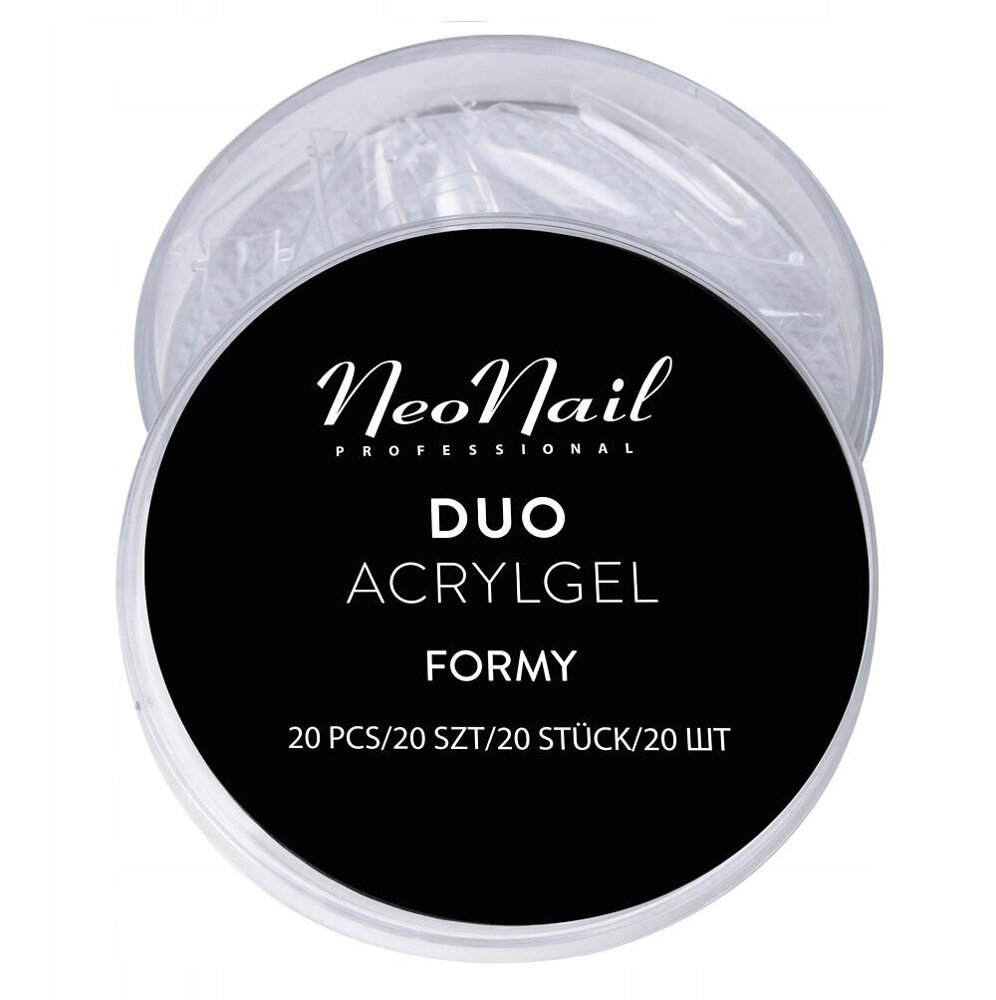 NeoNail Tips Duo AcrylGel Various Sizes 20 Pieces