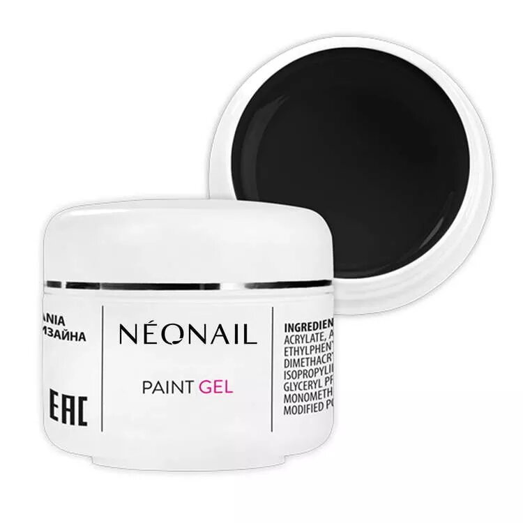 NeoNail UV/LED Paint Gel Black 5ml