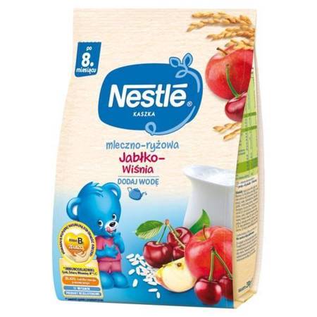Nestle Milky Apple and Cherry Flavoured Rice Porridge for Babies after 8th Month 230g