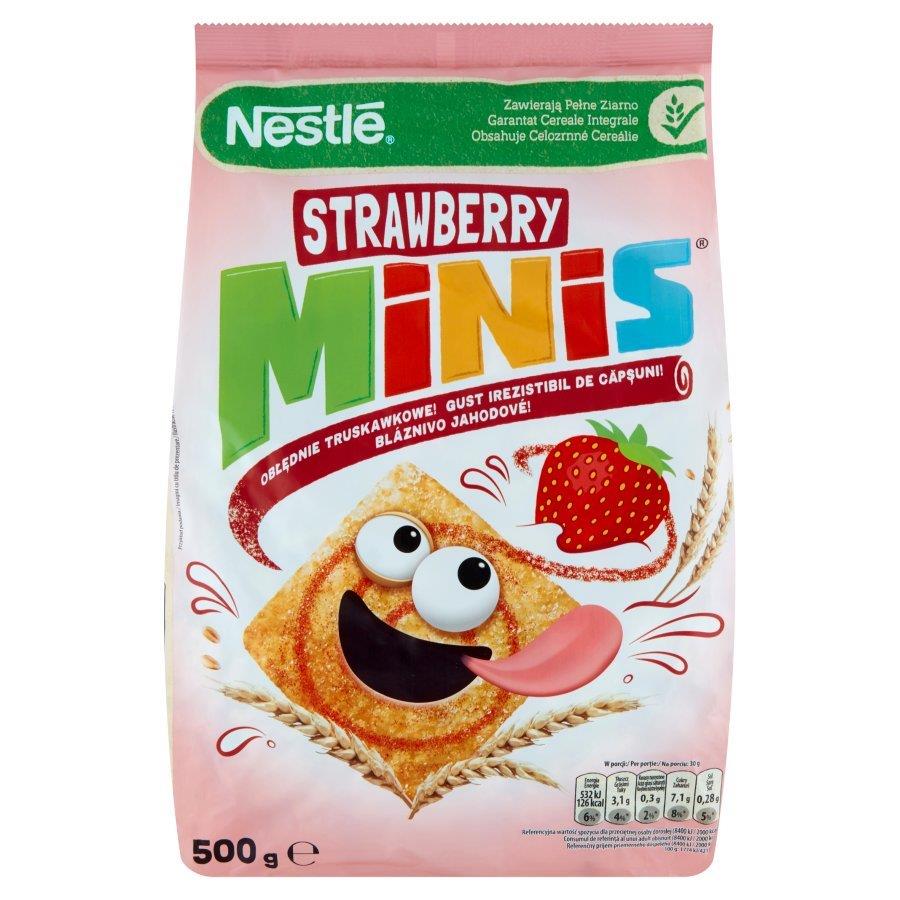 Nestlé Strawberry Minis Breakfast Cereals 500g