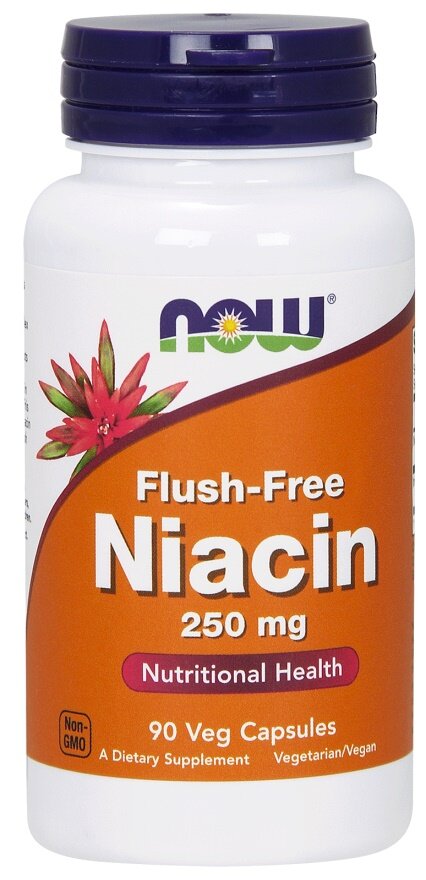 Niacin Flush-Free, 250mg - 90 vcaps