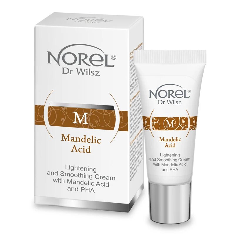 Norel Mandelic Acid Brightening and Smoothing Cream with Almond Acid and PHA for All Skin Types 15ml
