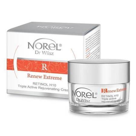 Norel Renew Extreme Retinol H10 Innovative Tri-active Rejuvenating Night Cream for Mature Skin 50ml