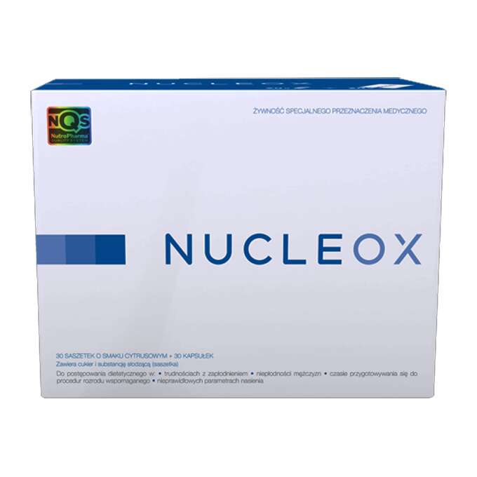 Nucleox for Men Abnormal Sperm Parameters Improvement 30 Sachets + 30 Capsules