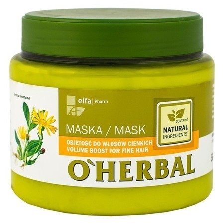 O'Herbal Hair Mask Enhancing Volume of Thin Hair Arnica 500 ml