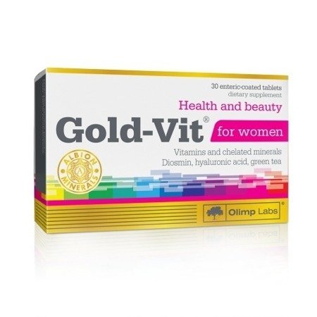 OLIMP GOLD-VIT Vitamins and Minerals For Women Food Suplement 30 Caps