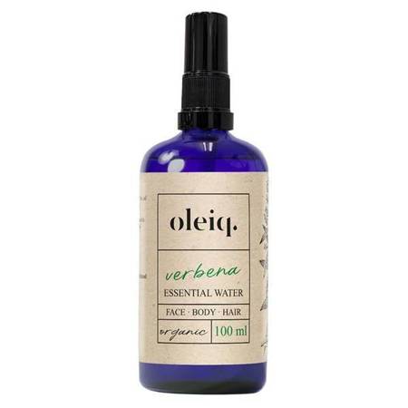 Oleiq Organic Verbena Essential Water for Face Body and Hair 100ml