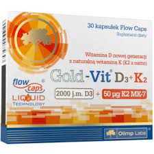 Olimp Gold-Vit D3+K2 2000 IU 30 Capsules