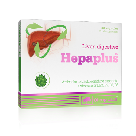 Olimp Hepaplus Dietary Supplement for Liver and Digestive System 30 Caps