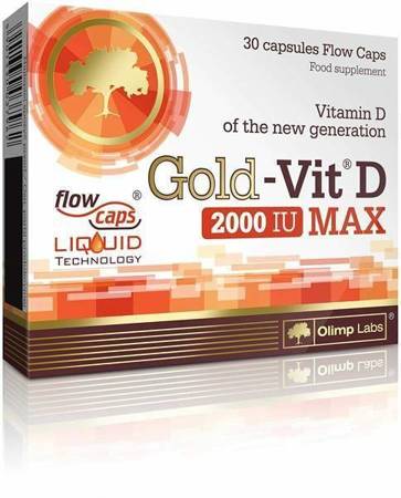 Olimp Labs Gold-Vit D 2000IU MAX Vitamin D 30 Flow Caps