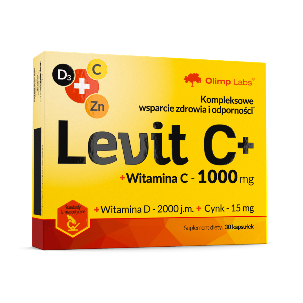 Olimp LeVit C+ Vitamin C+D3 Zinc 30 Capsules