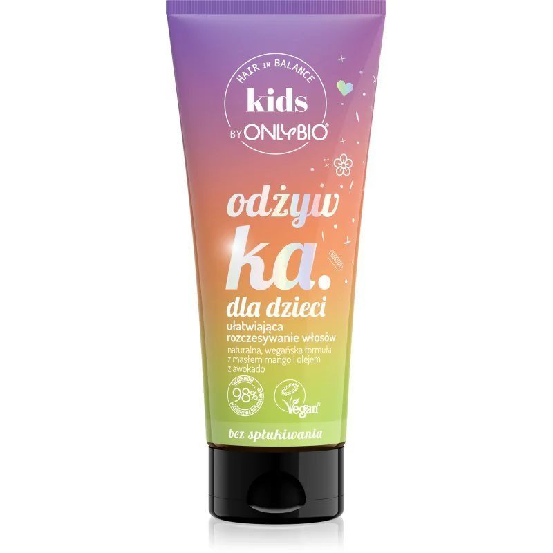 OnlyBIo Hair in Balance Kids Leave-in Conditioner Facilitating Hair Combing 200ml