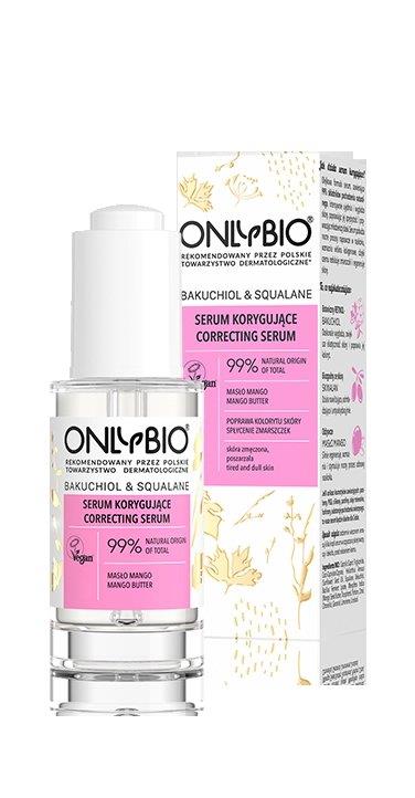 OnlyBio Correcting Serum with Bakuchiol and Squalane for Tired and Gray Skin 30ml
