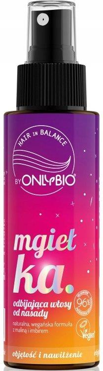 OnlyBio Hair In Balance Natural Vegan Hair Reflecting Mist from Base with Raspberry and Ginger 100ml