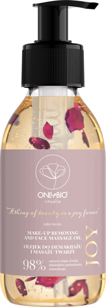 OnlyBio Ritualia Joy Vegan Natural Makeup Removal and Face Massage Oil 150ml