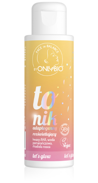 Onlybio Adaptogenic Brightening Tonic with AHA Acids and Orange Water 100ml