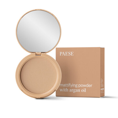 Paese Mattifying Powder with Argan Oil No. 2 for Oily Combination and Normal Skin 8g