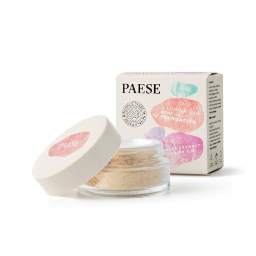 Paese Minerals Illuminating Mineral Foundation for Sensitive Dry Normal Skin No. 203N Sand 7g