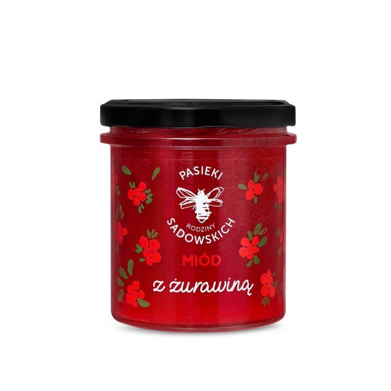 Pasieki Sadowskich Honey with Cranberries 430g