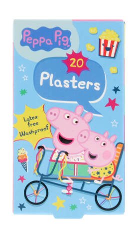 Peppa Pig Latex Free and Washproof 20 Plasters Pansements