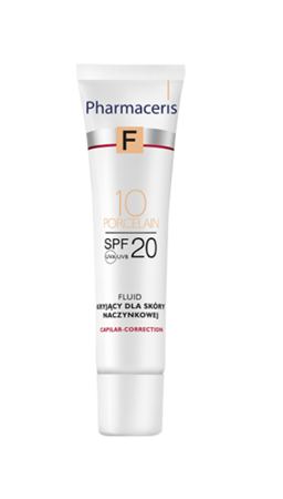 Pharmaceris F Capilar Correction Concealing Fluid Skin SPF20 Shade 10 30ml