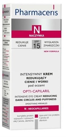 Pharmaceris N Opti Capilaril Eye Cream Reducing Shadows and Dark Circles for Cappilary Skin 15ml