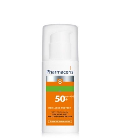 Pharmaceris S Medi Acne Protect Sun Protection Cream SPF50+ for Acne Skin 50ml