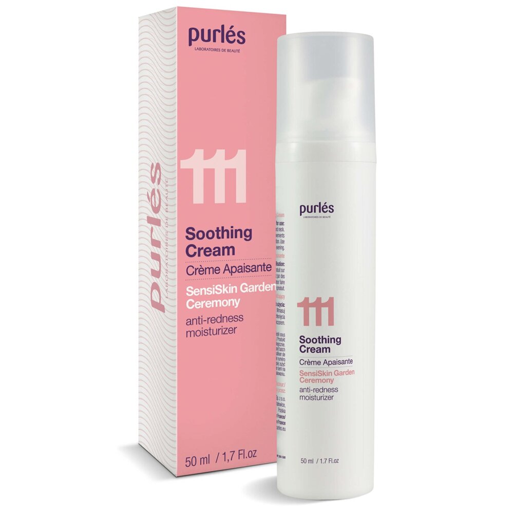 Purles 111 SensiSkin Garden Ceremony Soothing and Moisturizing Cream for Sensitive and Capillary Skin 50ml