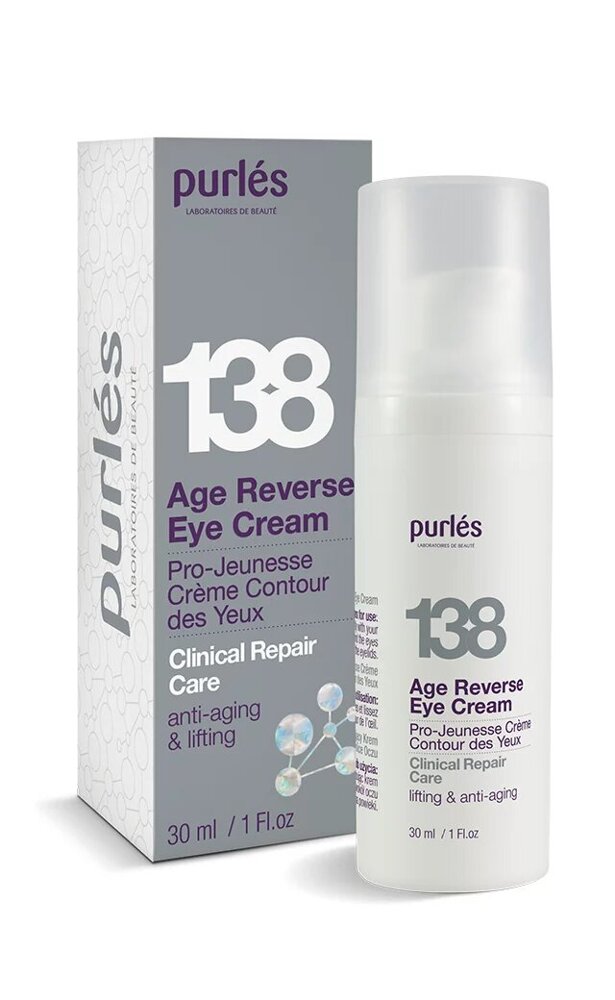 Purles 138 Clinical Repair Care Age Reverse Eye Cream Anti Aging and Lifting 30ml