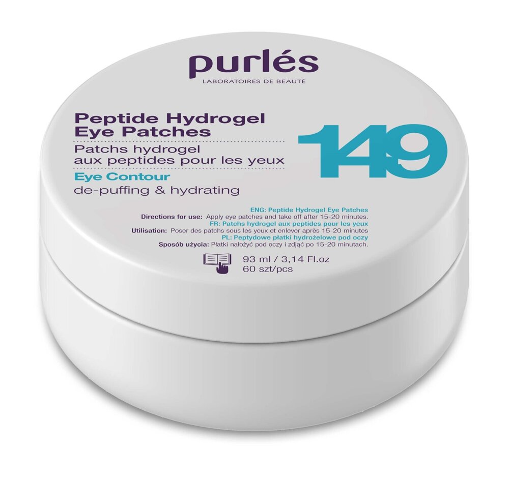 Purles 149 Eye Patches Moisturizing Peptide Hydrogel Eye Patches 60 Pieces