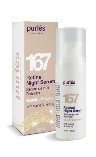 Purles 167 Beauty Liftology Serum with Retinal for Mature Skin Night 30ml