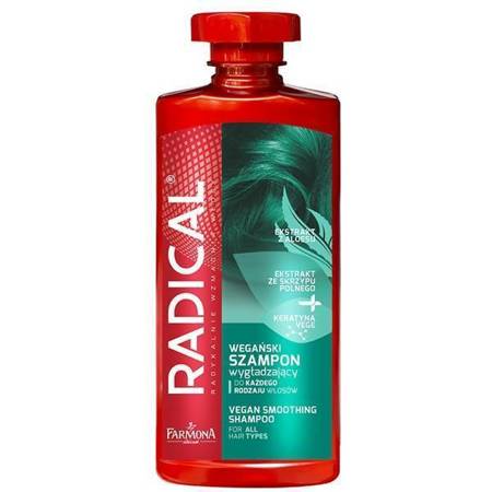 Radical Vegan Smoothing Shampoo for All Hair Types against Damage 400ml