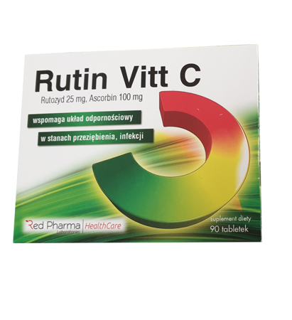 Red Pharma Rutin Vitt C 90 tabs