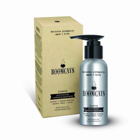 Roomcays Shampoo for Washing and Refreshing the Beard Aluminum Bottle 120ml