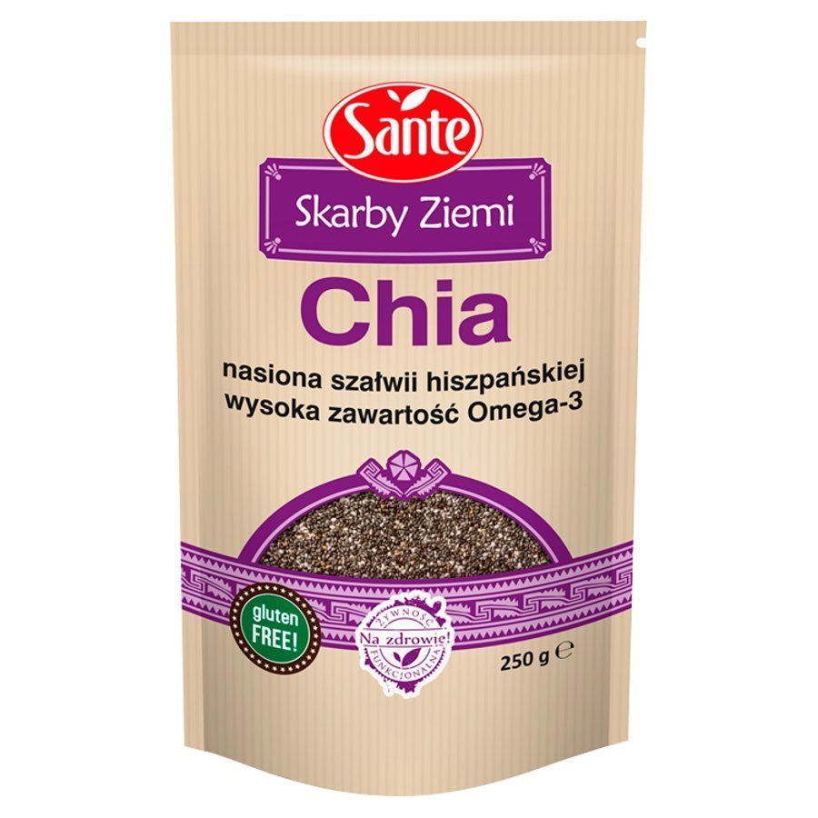 Sante Earth Treasures Chia Spanish Sage Seeds with High Omega-3 Content 250g