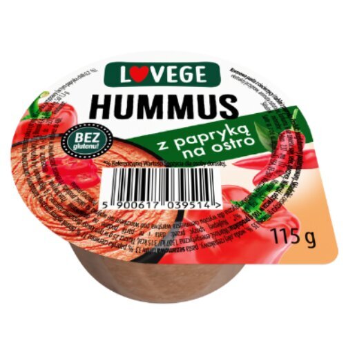 Sante Lovege Hummus with Spicy Peppers 115g