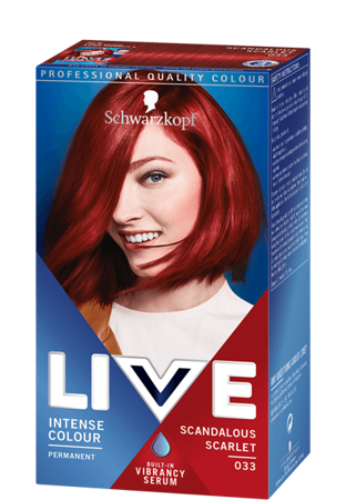 Schwarzkopf Live Intense Hair Colour Scandalous Scarlet 33