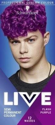 Schwarzkopf Live Semi Permanent Hair Color Men Flash Purple 094