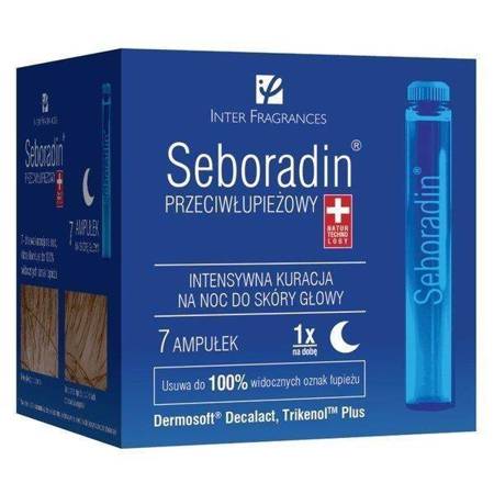 Seboradin Anti-Dandruff Ampoules Intensive Scalp Treatment for Night 7x5.5ml