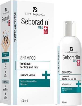 Seboradin Med Shampoo Treatment for Lice and Nits for Adults and Kids 100ml