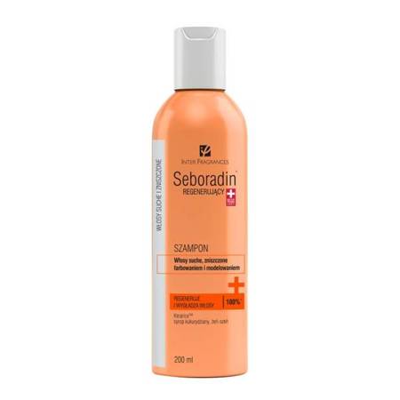 Seboradin Revitalizing Shampoo for Dry Damaged Hair by Dyeing and Styling 200ml