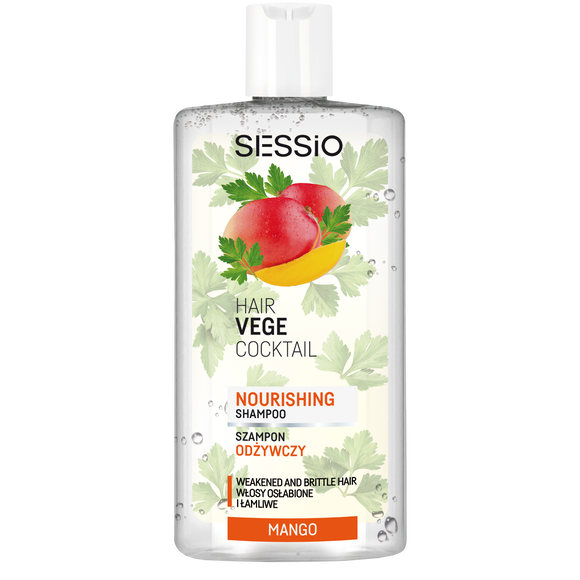 Sessio Hair Vege Coctail Nourishing Shampoo for Weakened and Brittle Hair 300g