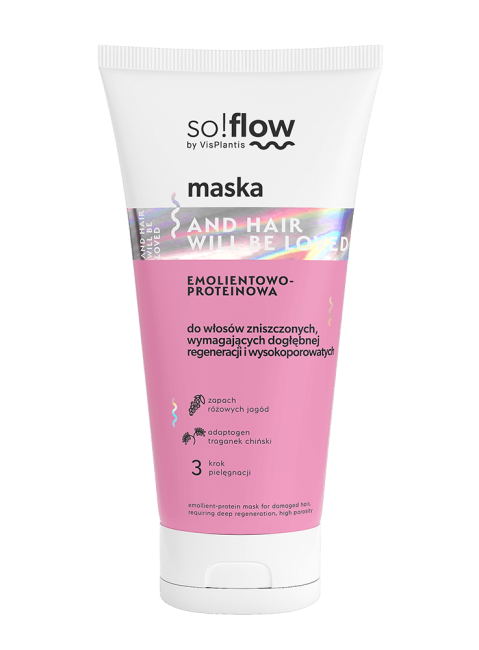 So!Flow Emollient-Protein Mask for Damaged Hair Deep Regeneration 200ml