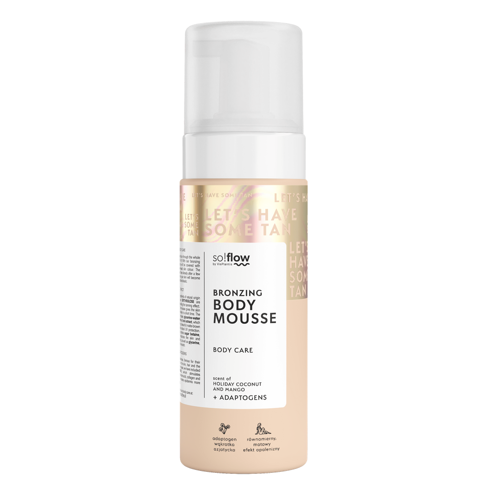 So!Flow Natural Bronzing Body Foam with Adaptogens 170ml