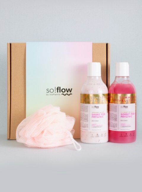 So!Flow Pink and Fruity Body Wash Set 1 Piece