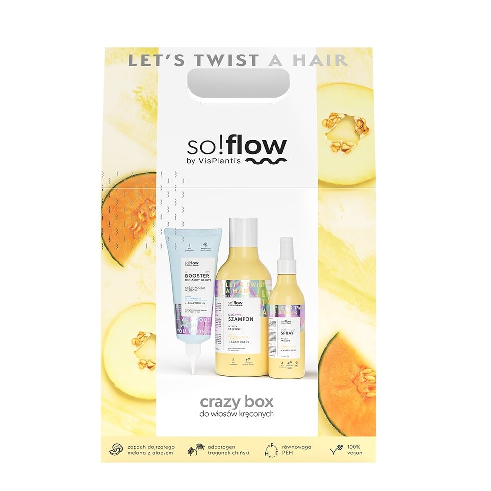 So!Flow Set for Curly Hair Crazy Box 1 Piece