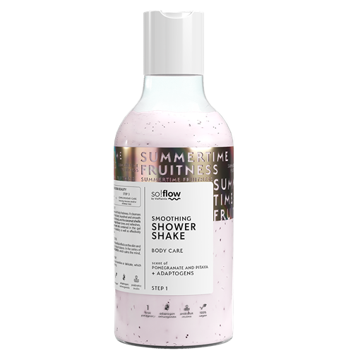 So!Flow Smoothing Shower Shake with Pitaya Pomegranate and Adaptogens 400ml