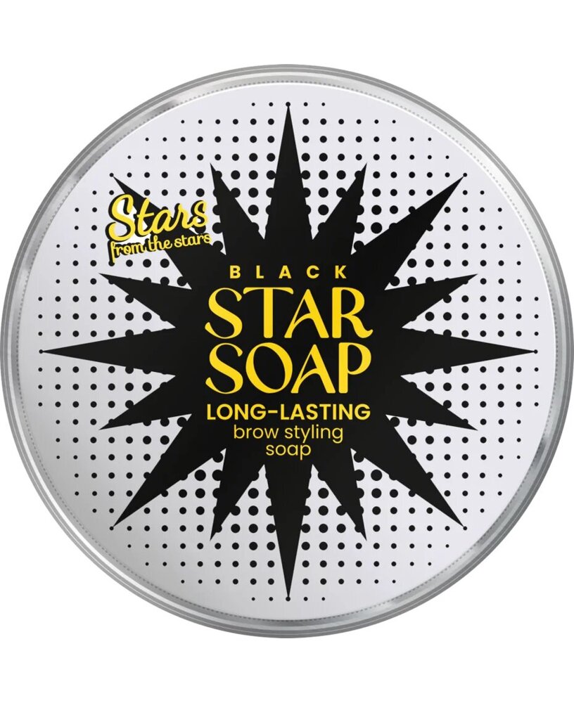 Stars From the Stars Black Star Soap Black Eyebrow Soap 30ml