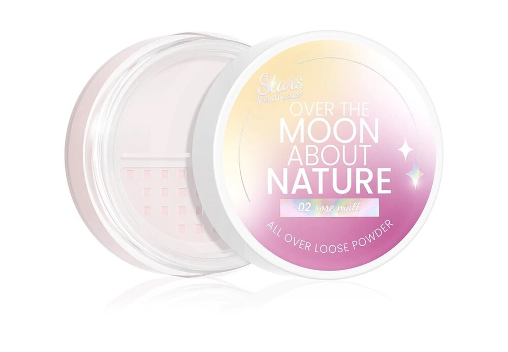 Stars From the Stars Over the Moon About Nature Natural Loose Powder for Face and Eyes No. 02 Rosy Matt 10g