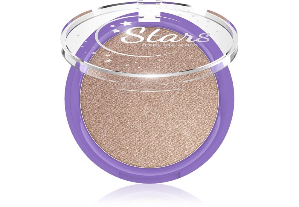 Stars From the Stars Pressed Face Highlighter Space Face Bouncy Gold No. 01 8g